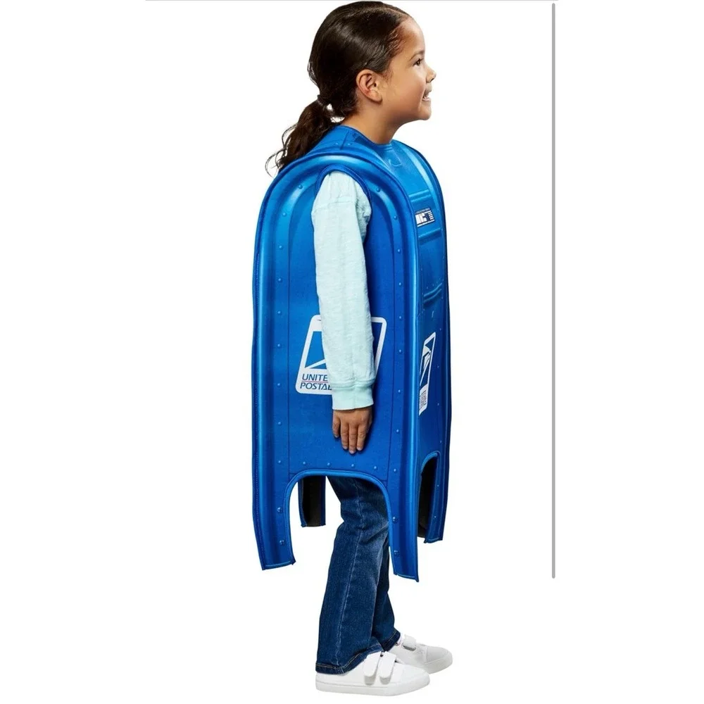 Official USPS Mailbox Toddler One Size Costume United States Postal Service‎